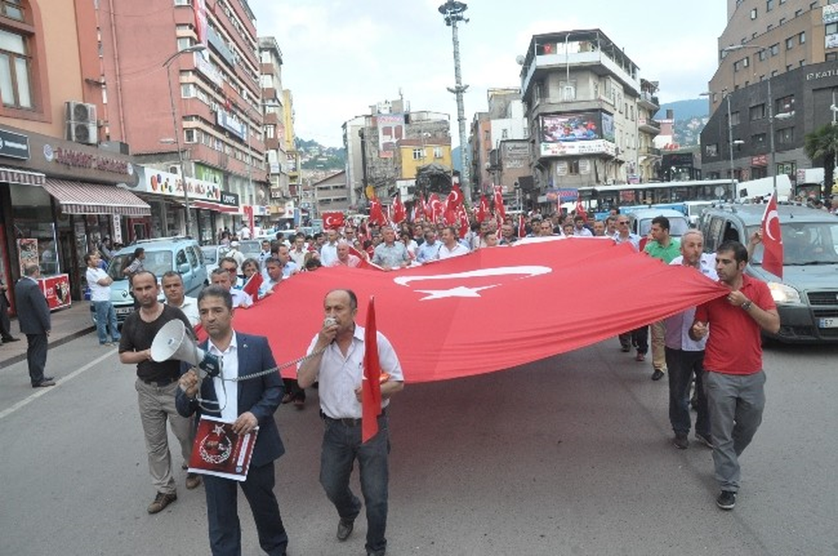 Zonguldak\'ta \'Bayrak\' Eylemi