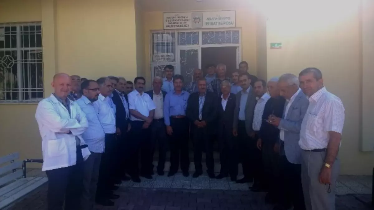 AK Parti Malatya Milletvekili Mustafa Şahin, 5 Mahalleyi Ziyaret Etti