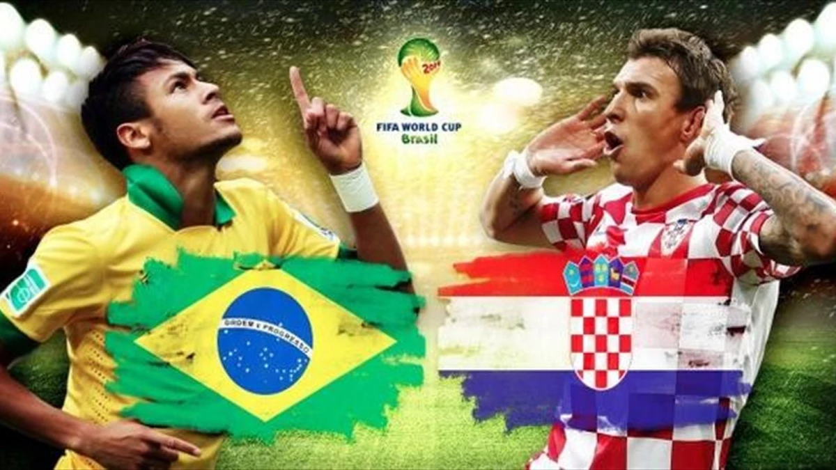 Brezilya ve Hırvatistan\'ın İlk 11\'leri Belli Oldu