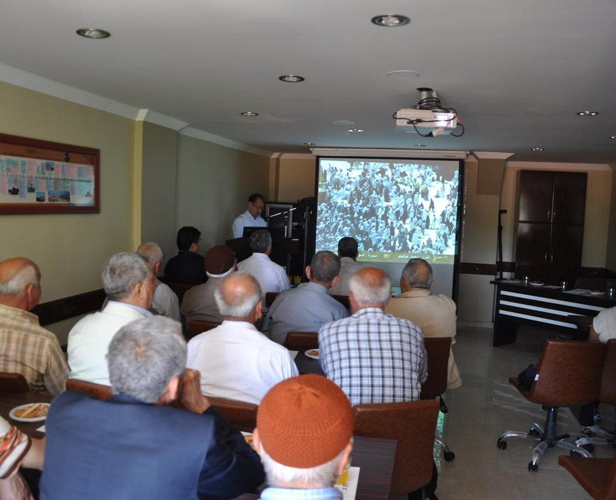 İslahiye\'de Hacı Adaylarına Seminer