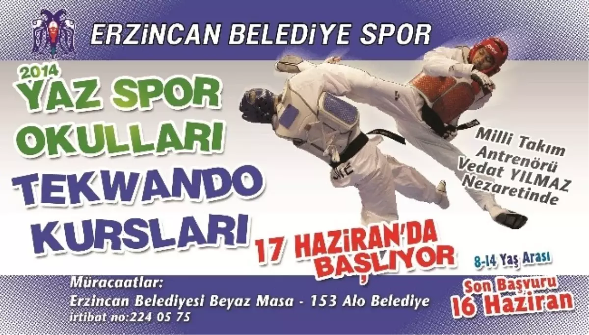 Yaz Spor Okulları Başlıyor