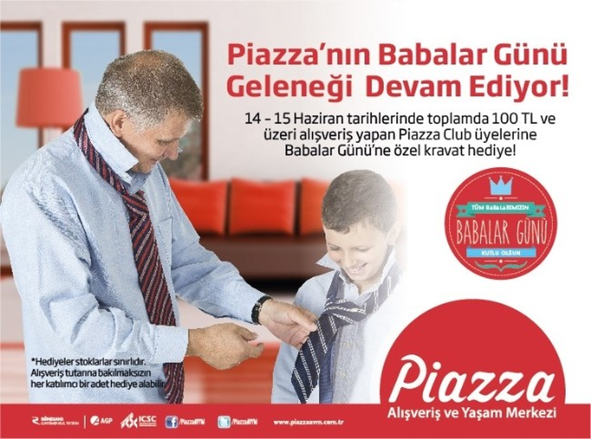 Piazza\'dan Babalar Günü Hediyesi