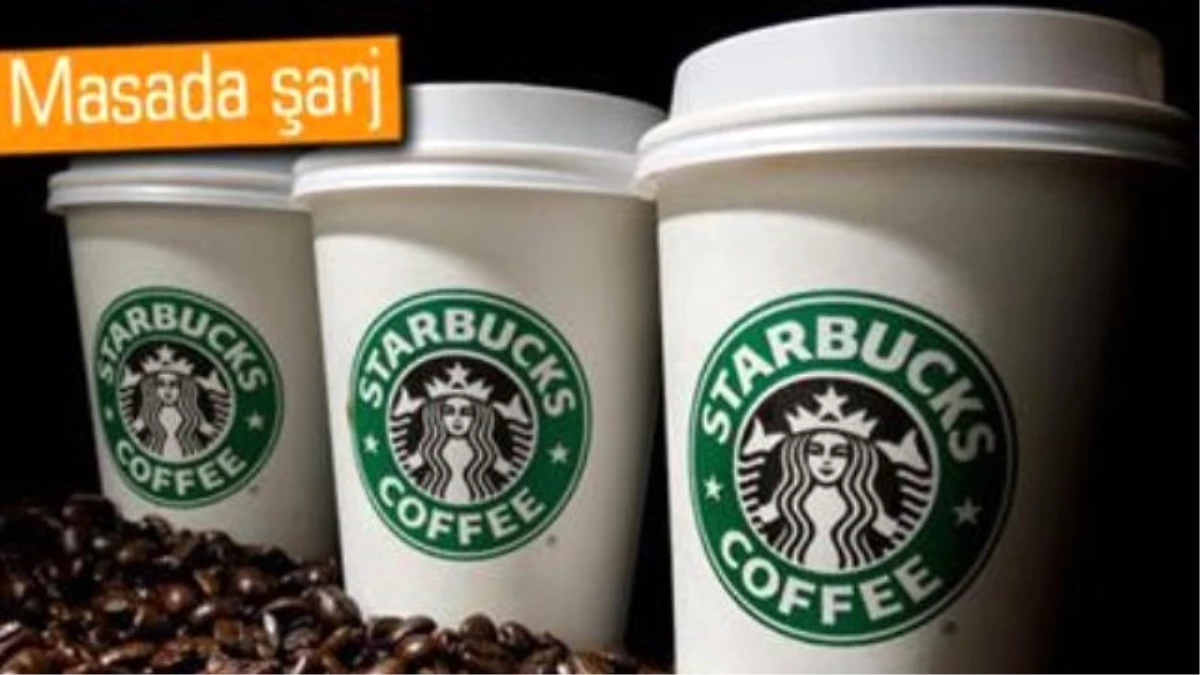 Starbucks\'ta Kablosuz Şarj Dönemi Başlıyor