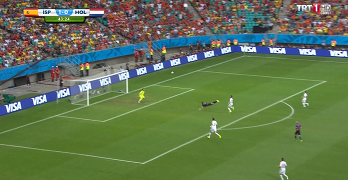 Van Persie, İspanya Ağlarını Havalandırdı