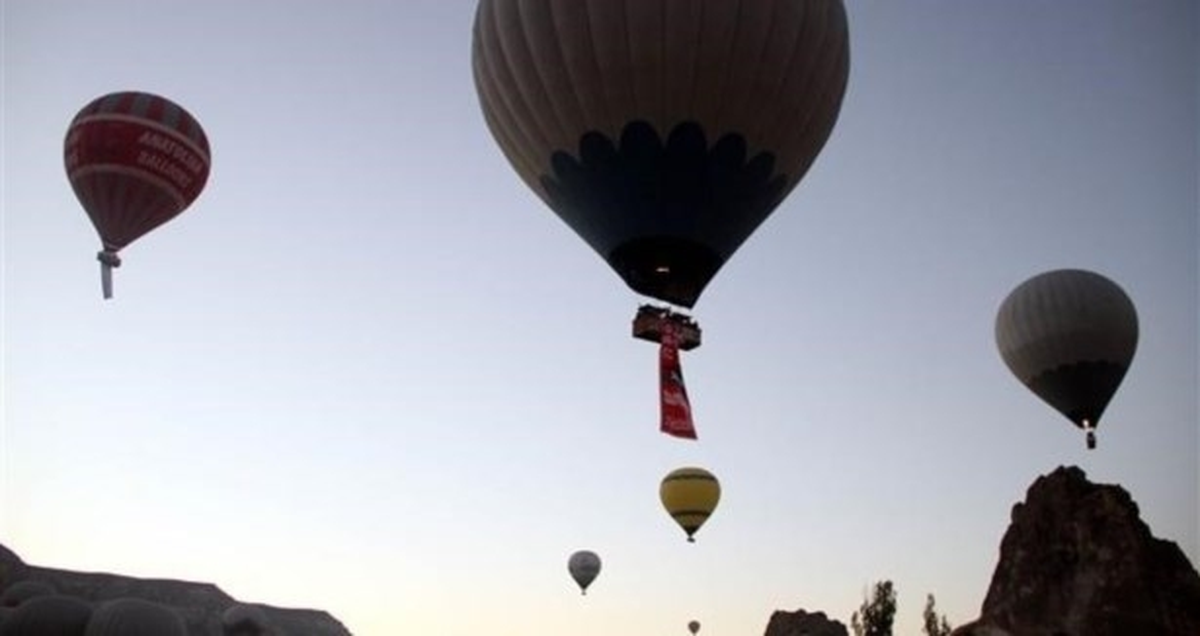 Kapadokya\'da Balonlar, Jandarma İçin Havalandı