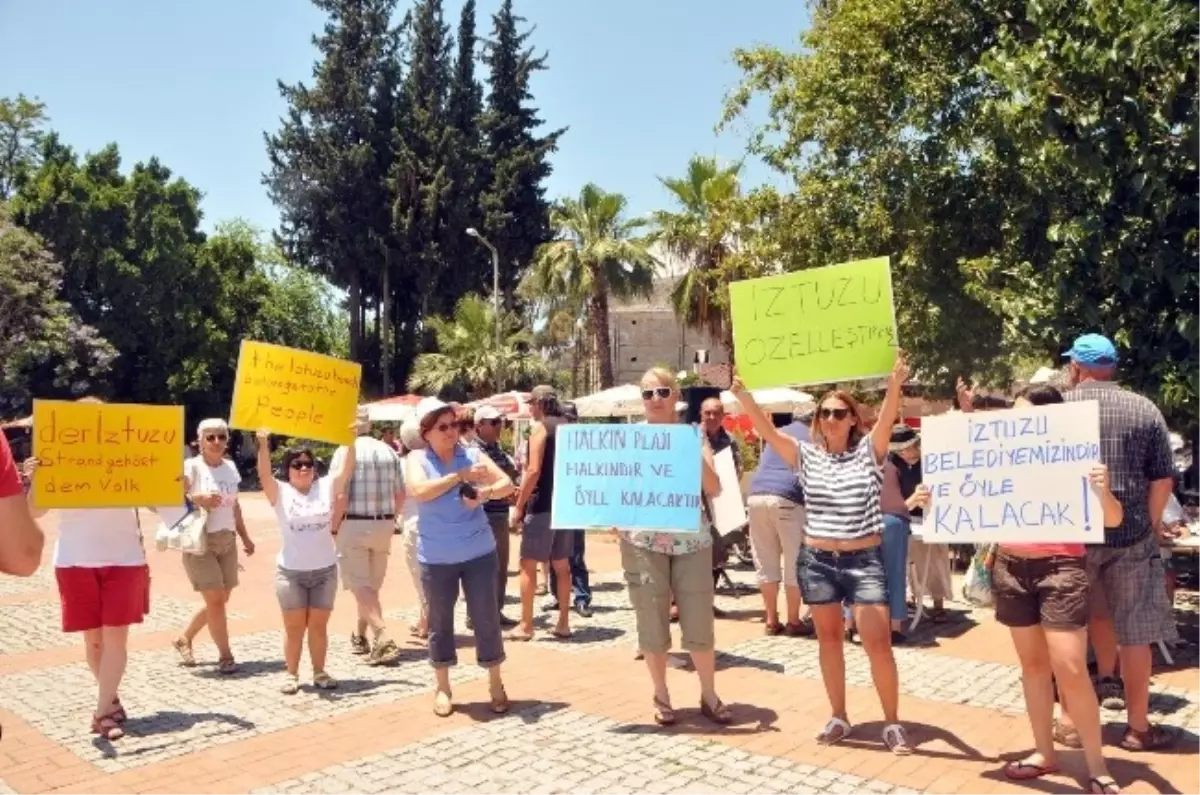 İztuzu İçin Eylem Yaptılar