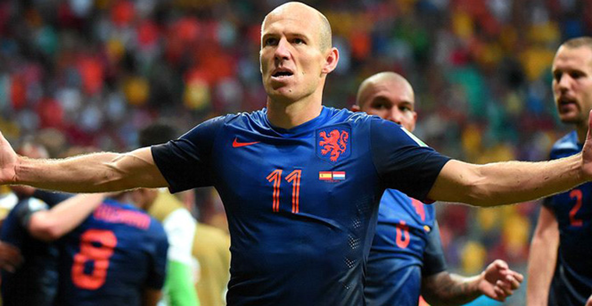 Robben'den İspanya'ya Muhteşem Gol