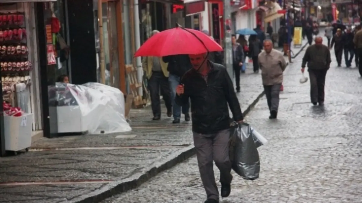 Edirne\'de Sağanak