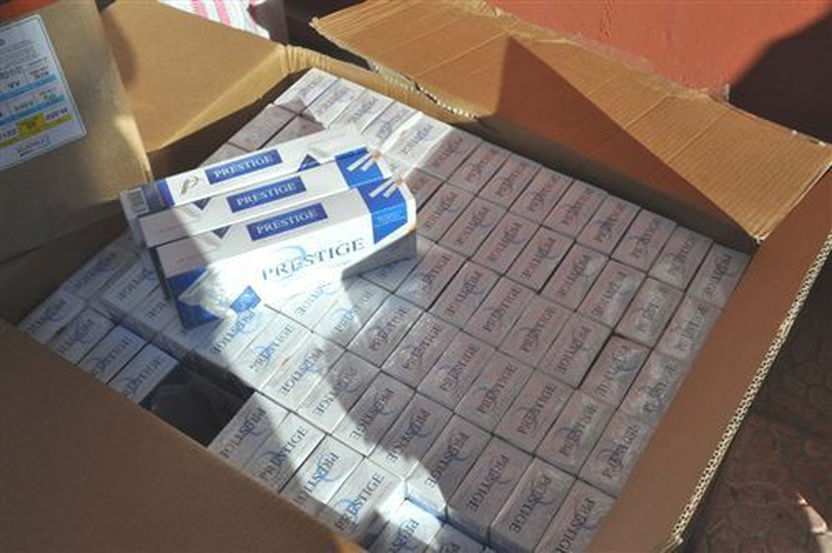 Artvin\'de Gümrük Kaçağı Sigara Ele Geçirildi