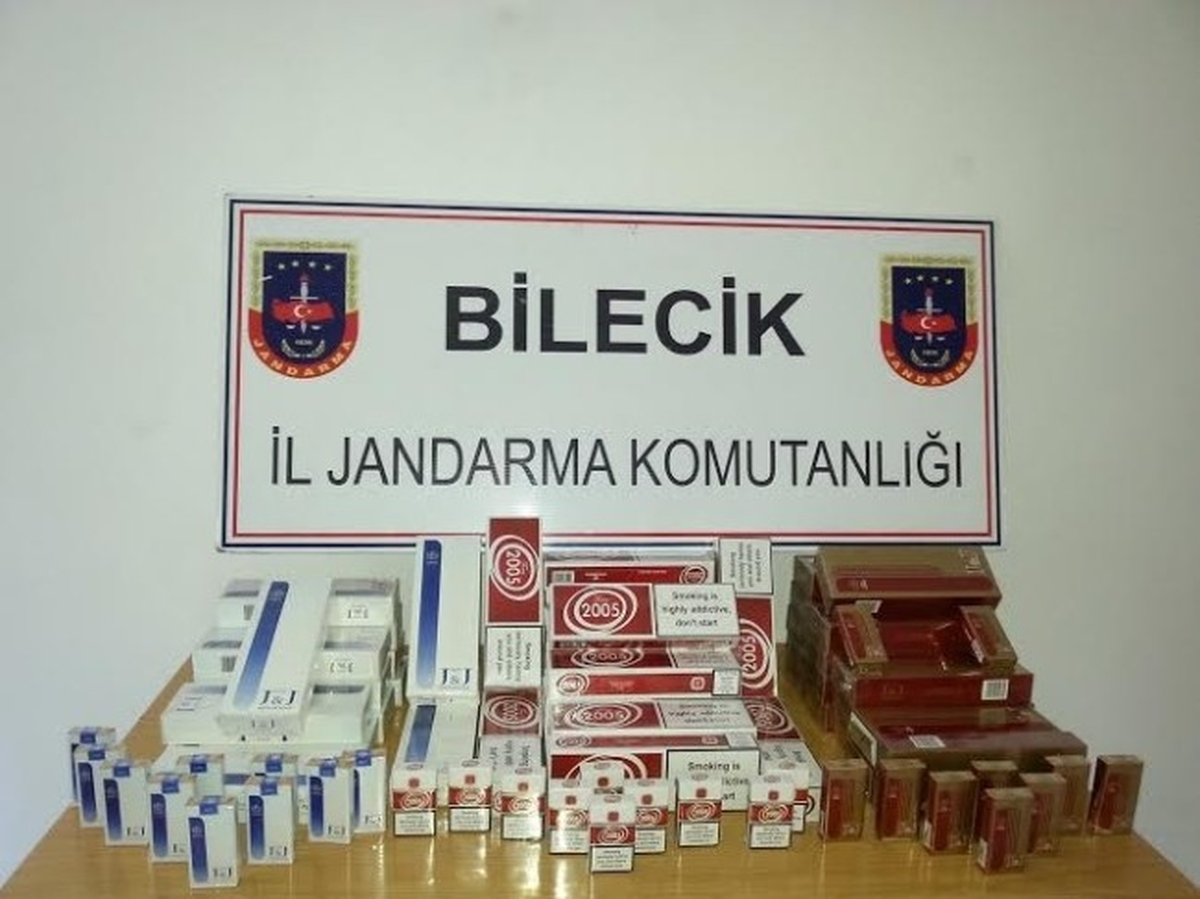 Bilecik\'te Kaçak Sigara Operasyonu