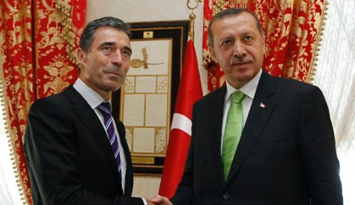 Erdoğan, NATO Genel Sekreteri Rasmussen Görüşmesi Başladı