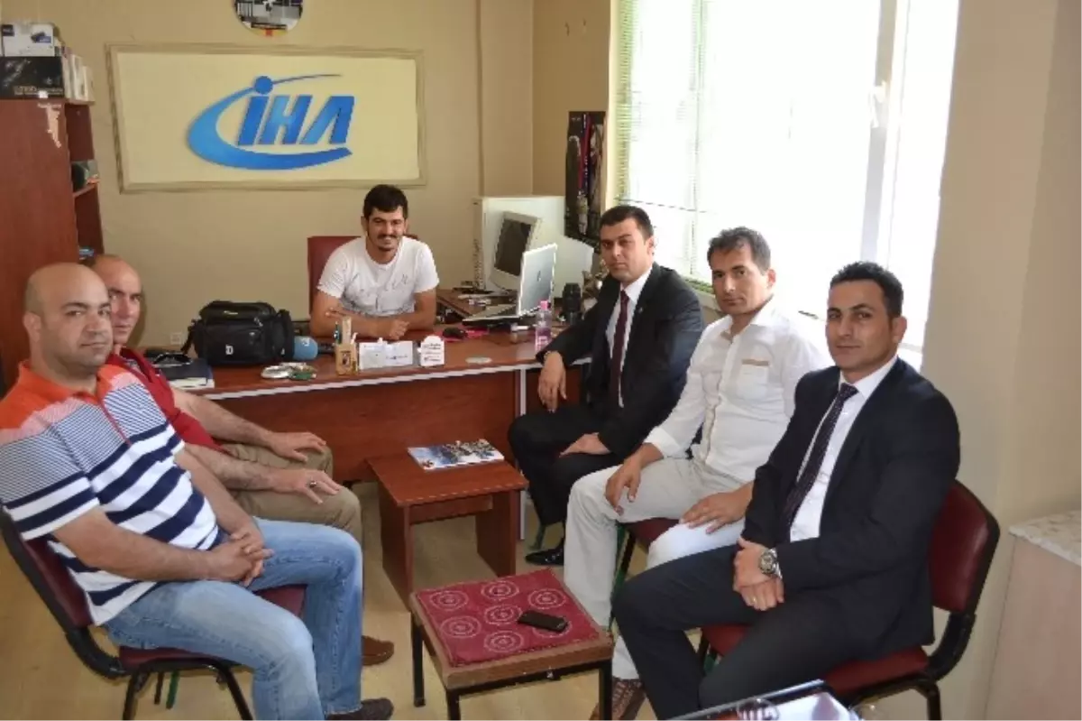 Belediye İş Sendikasından İha'ya Ziyaret