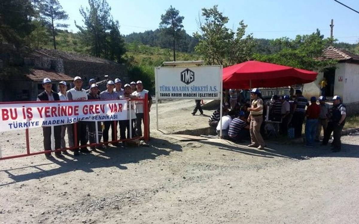 Beyağaç Yeraltı Krom Ocağında Grev Kararı