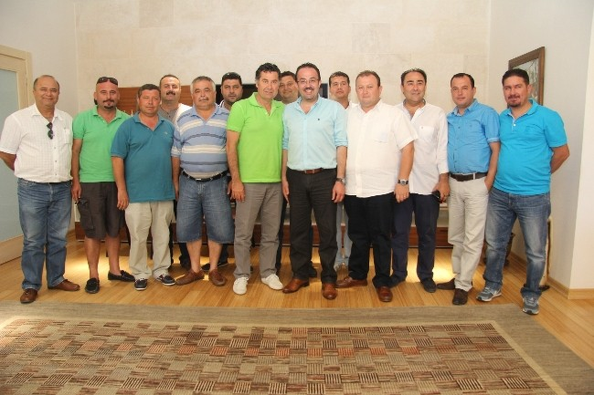 Bodrum Esnafı, Başkan Kocadon\'u Ziyaret Etti
