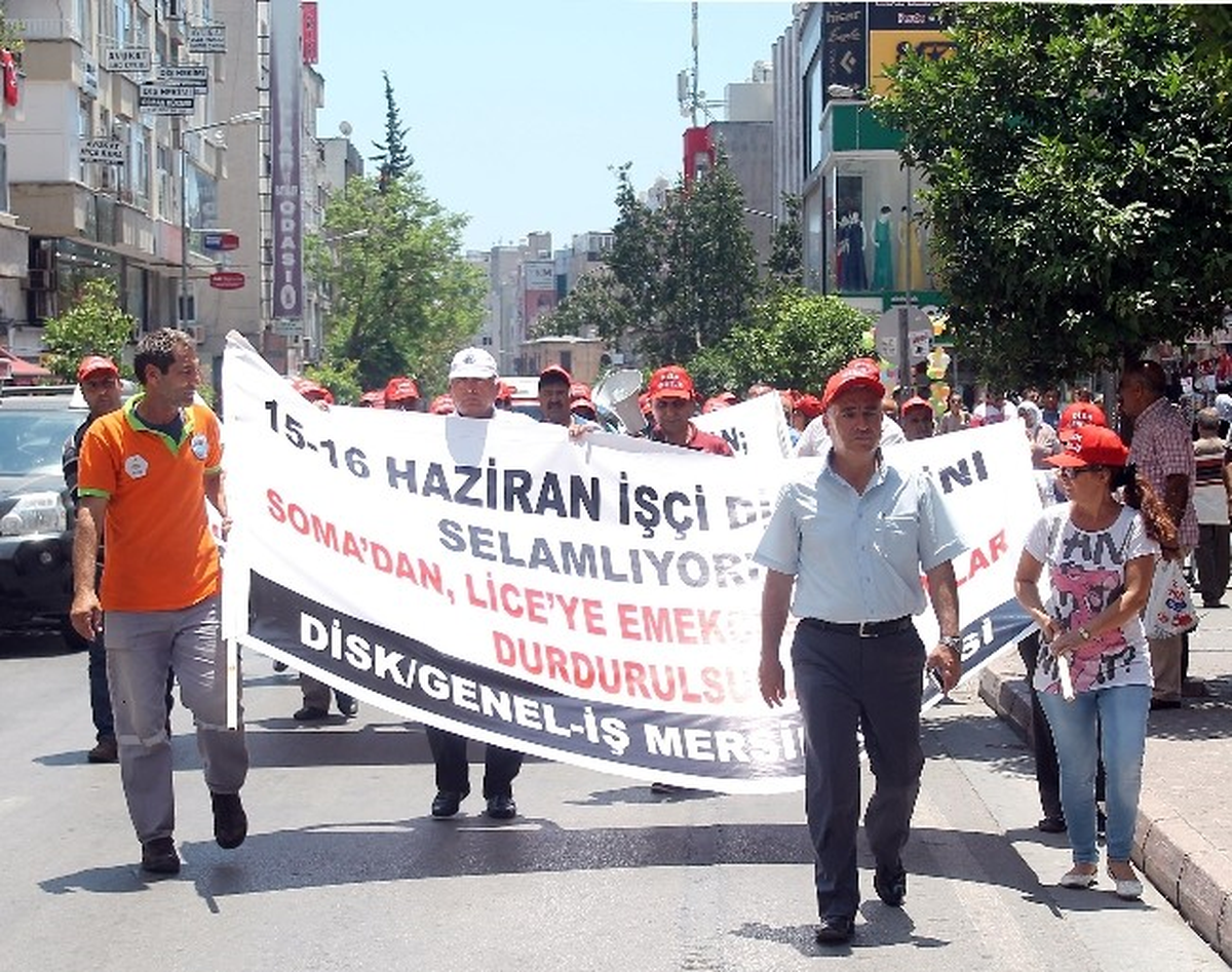 İşçilerden \'Taşerona Hayır\' Yürüyüşü