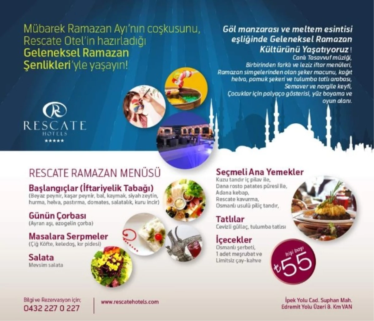 Rescate Otel\'den Geleneksel Ramazan Şenlikleri