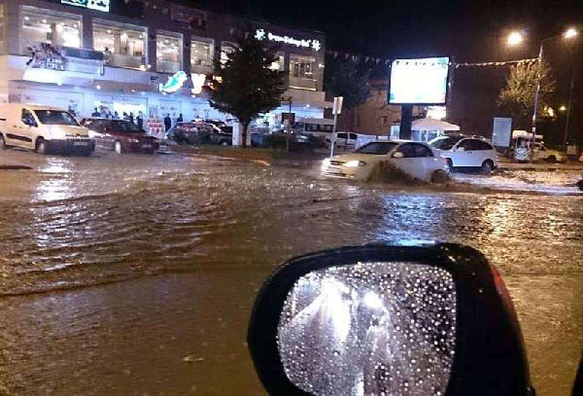 Tokat\'ta Sağanak ve Dolu Etkili Oldu