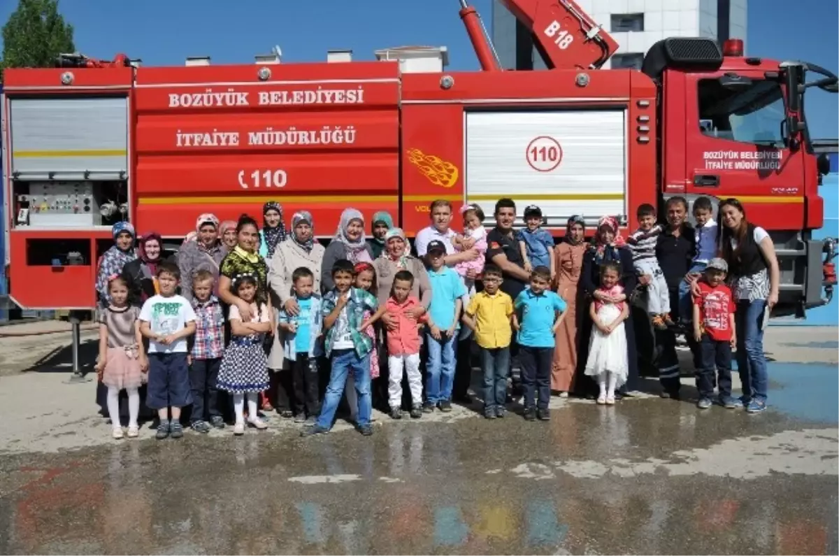 Öğrencilere Karne Hediyesi Yangın Eğitimi