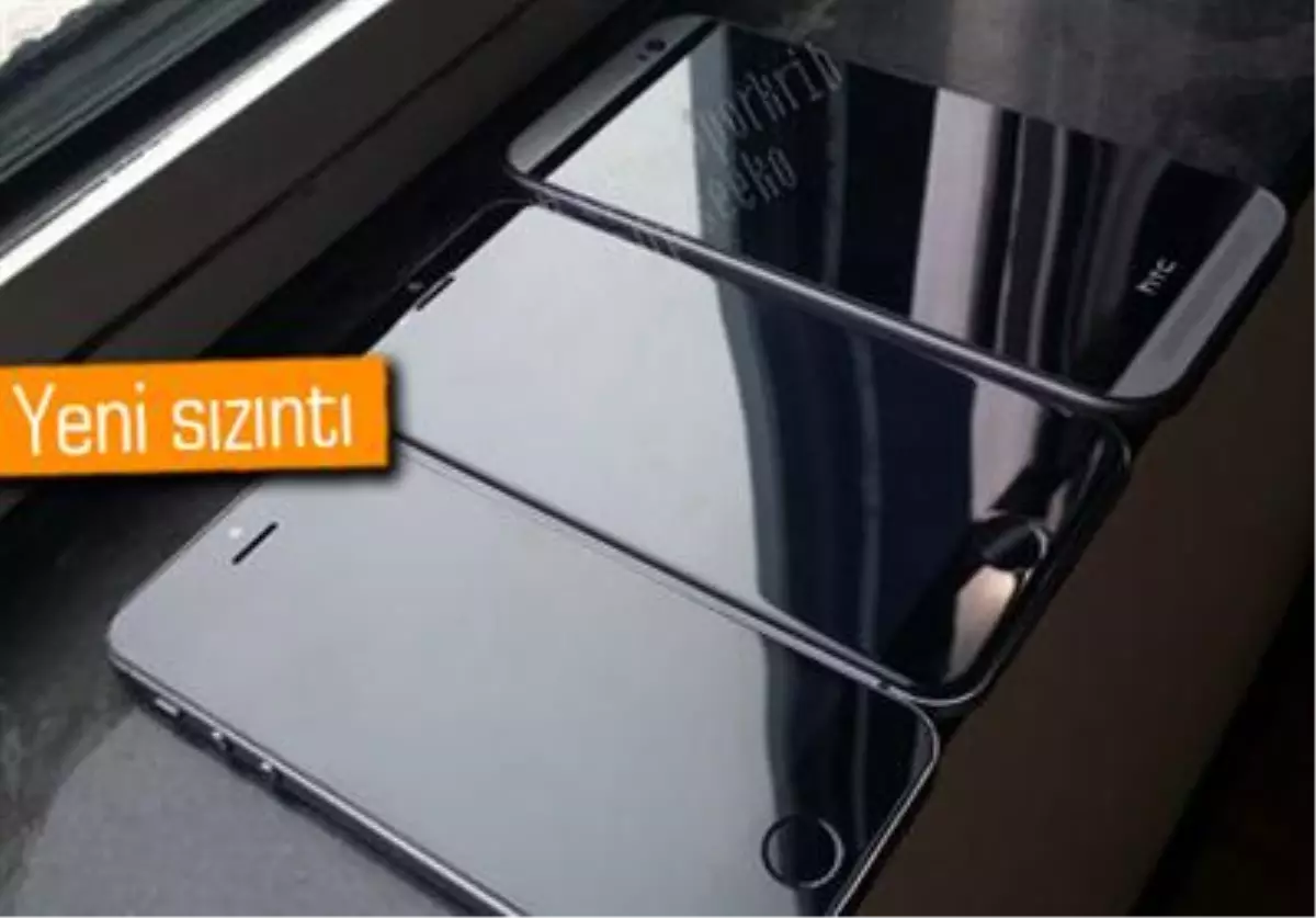 Siyah İphone 6, One M8 ve İphone 5s\'in Yanında Gözüktü