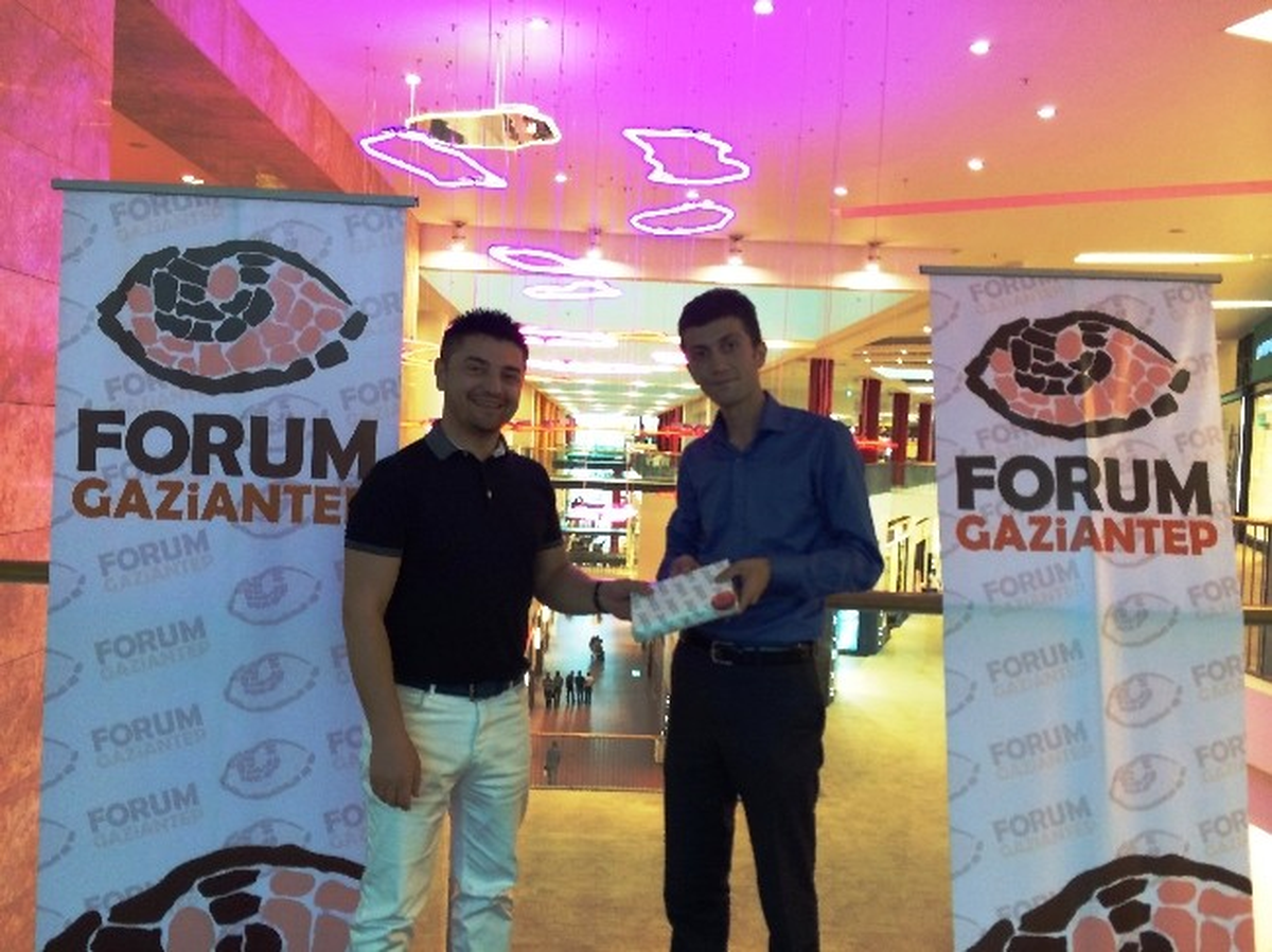 Forum Gaziantep\'te Turnuvaya Katıldılar Ödüllerini Teslim Aldılar