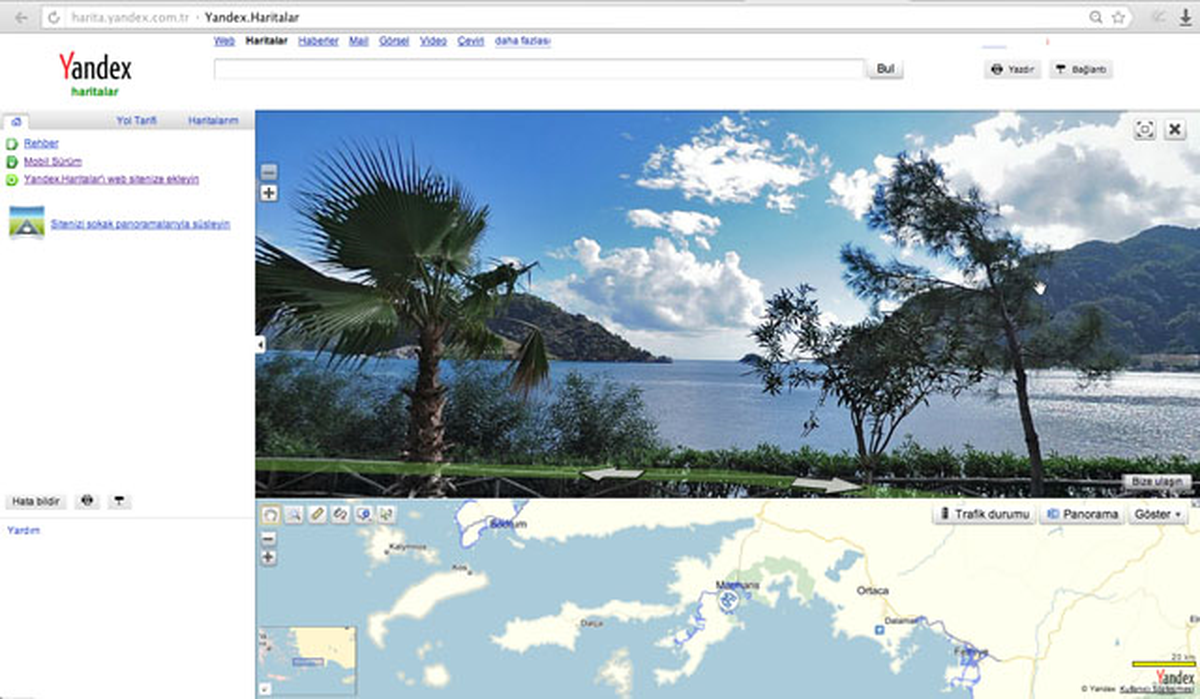 Yandex\'in Panoramaları Tüm Türkiye\'yi Sarmaya Devam Ediyor