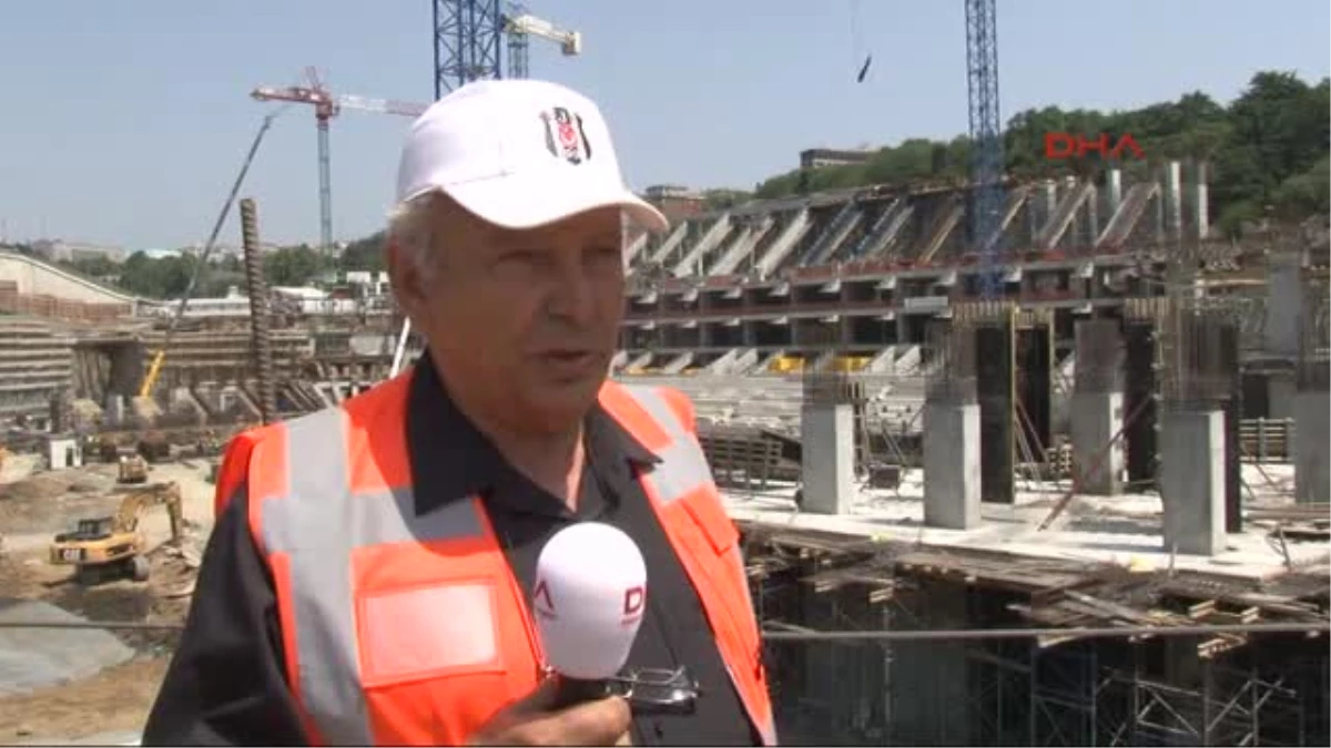 Beşiktaş Vodafone Arena Stadı\'nda Çalışmalar Tüm Hızı ile Sürüyor