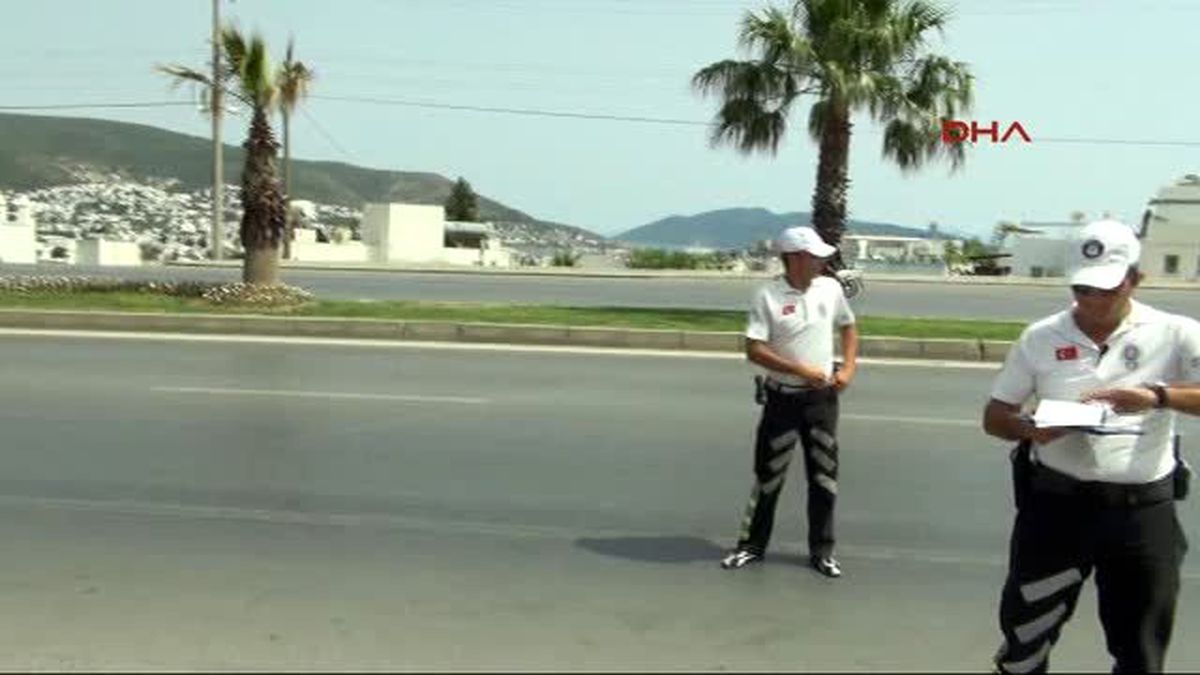 Bodrum\'da Polis Sürücüleri Denetledi