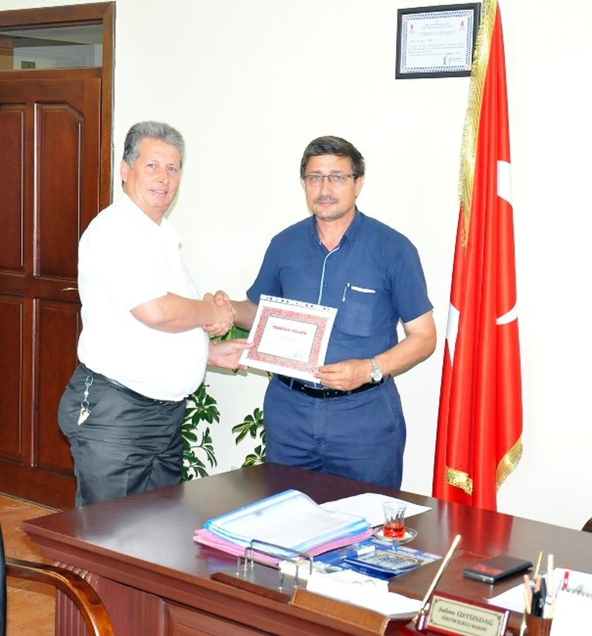 Didim Mesleki Eğitim\'den Ticaret Odasına Teşekkür Ziyareti