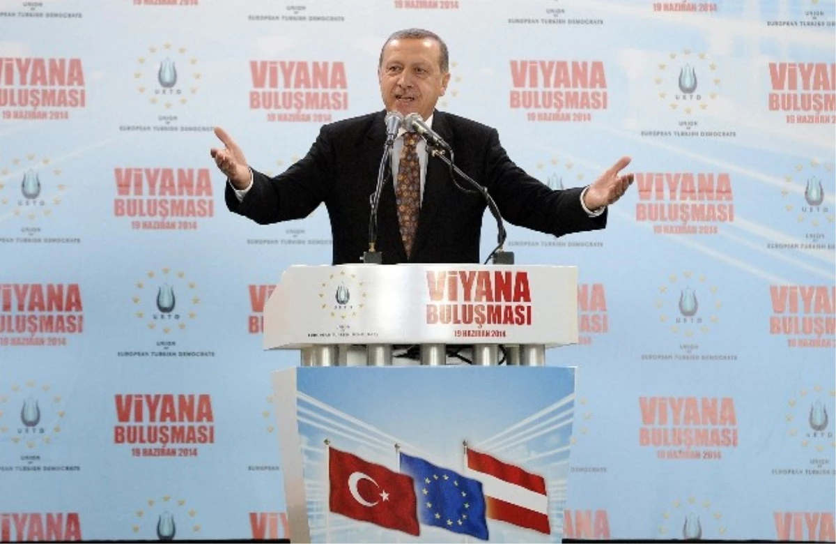 Erdoğan Avusturya\'da Türk Vatandaşlarına Hitap Etti (1)
