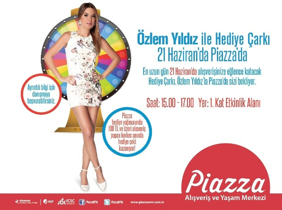 Özlem Yıldız ile Hediye Çarkı Piazza\'da