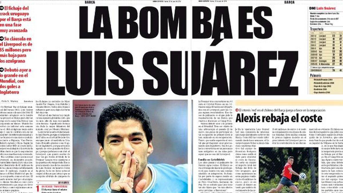 Barcelona, Luiz Suarez\'i Transfer Etmek İstiyor