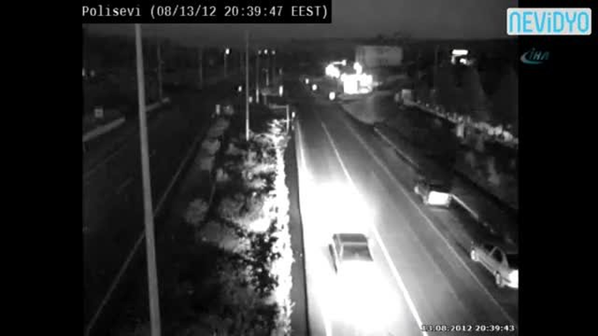 Bartın\'da Trafik Kazaları Kamerada