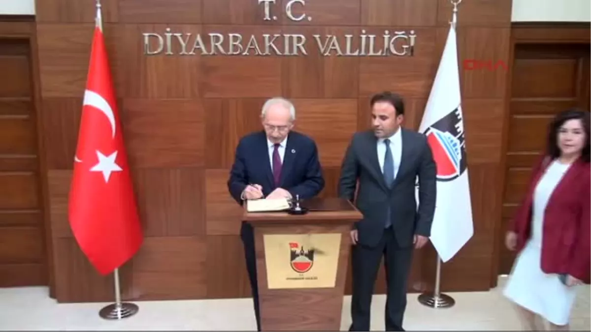 CHP Genel Başkanı Kılıçdaroğlu Diyarbakır\'da