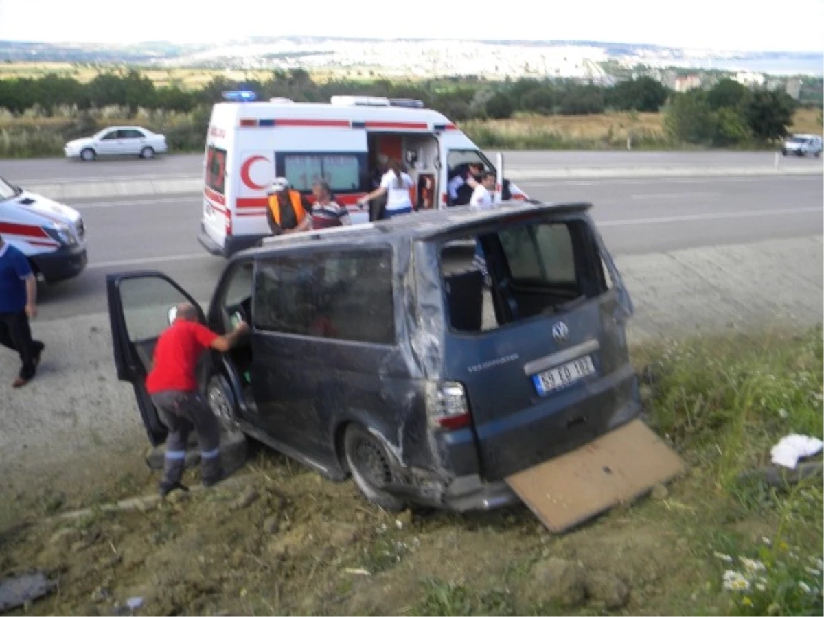 Tekirdağ\'da Trafik Kazası: 5 Yaralı