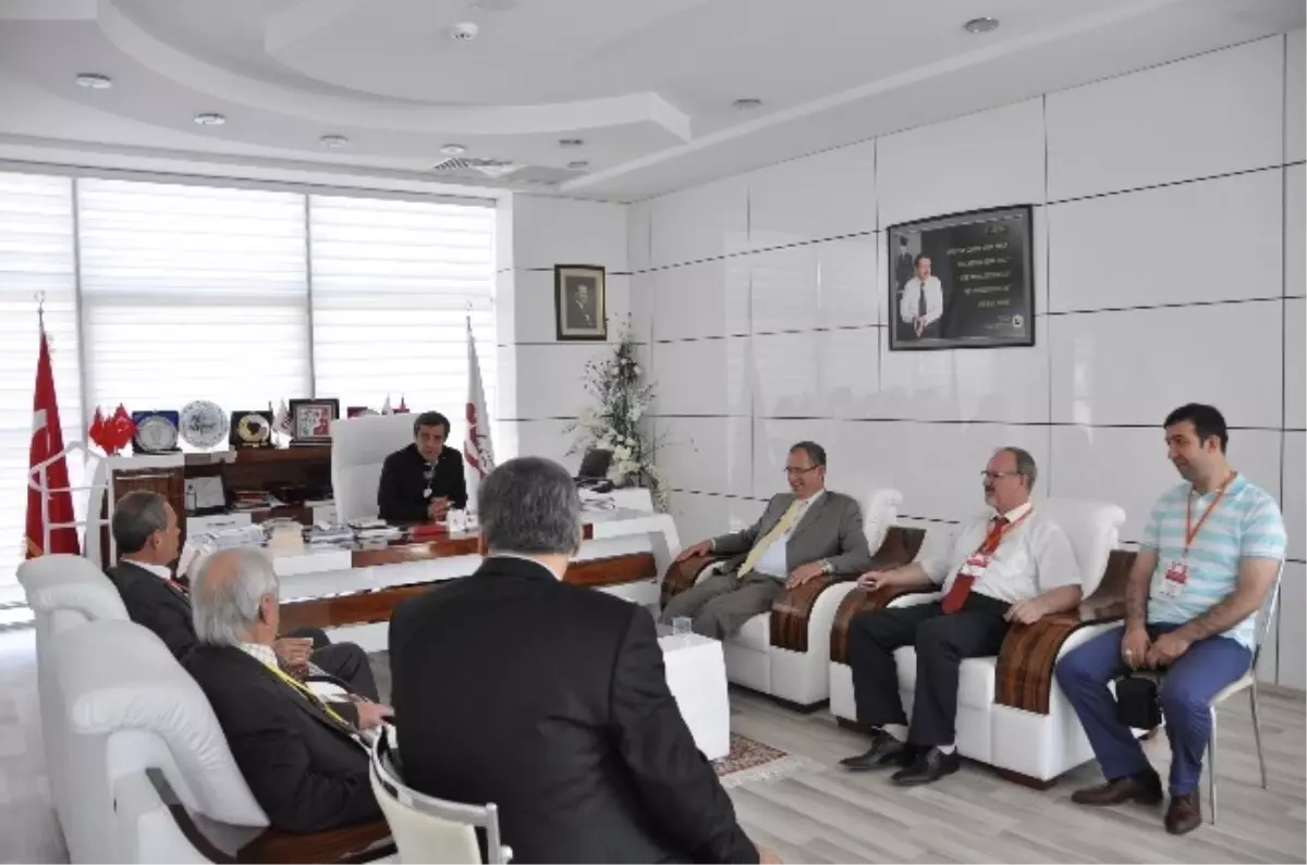 Türkiye Gazeteciler Federasyonu Başkanı Sertel\'den Şekerdağ\'a Ziyaret