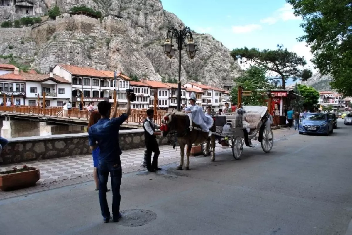 Amasya\'da Fayton Turladı Başladı