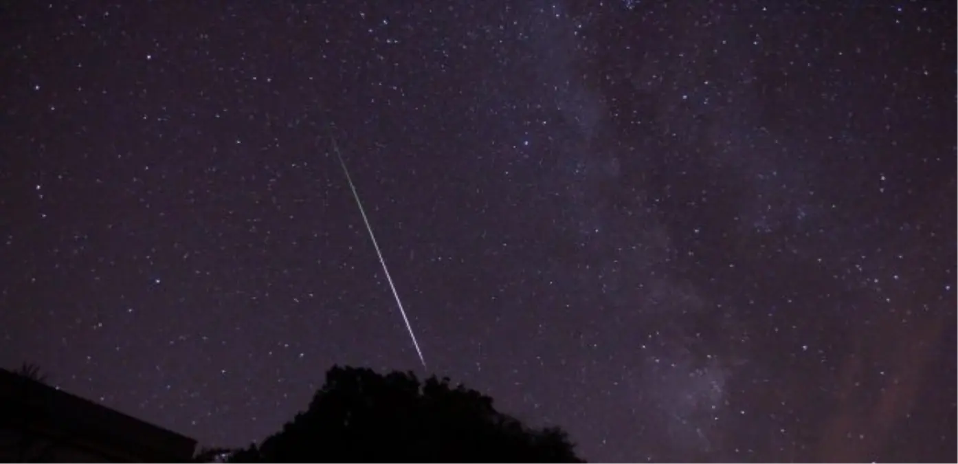 TÜBİTAK Kamerasına Yansıyan Meteor Düşmesi