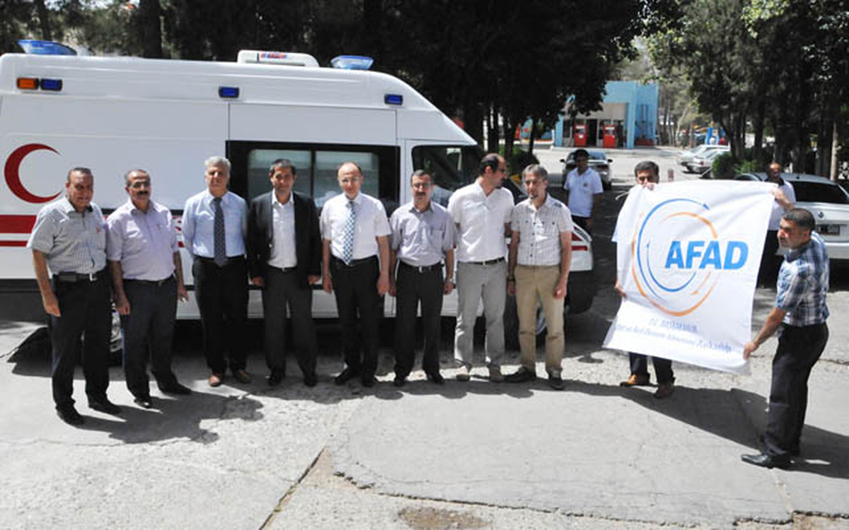 AFAD, Sağlık Müdürlüğüne Ambulans Hibe Etti