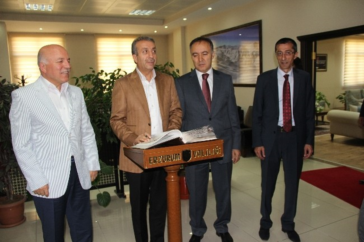 Bakan Ala ve Eker Erzurum\'da