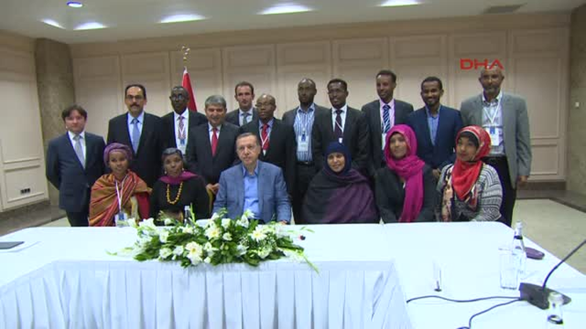 Erdoğan, Global Somali Diasporası Heyeti ile Görüştü