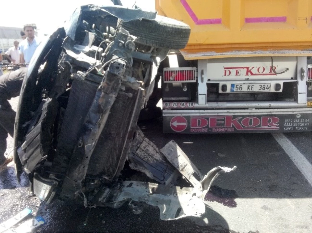 Bismil\'de Trafik Kazası: 1 Ölü, 5 Yaralı