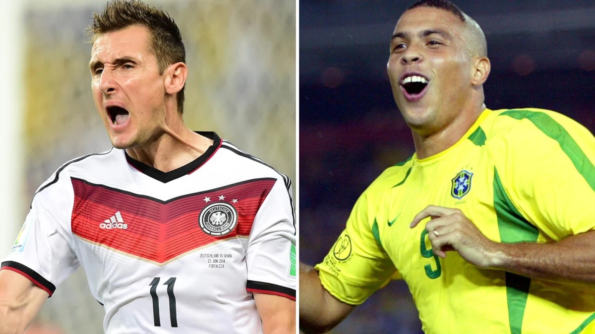 Brezilyalı Efsane Futbolcu Ronaldo, Miroslav Klose\'yi Twitter Hesabından Tebrik Etti