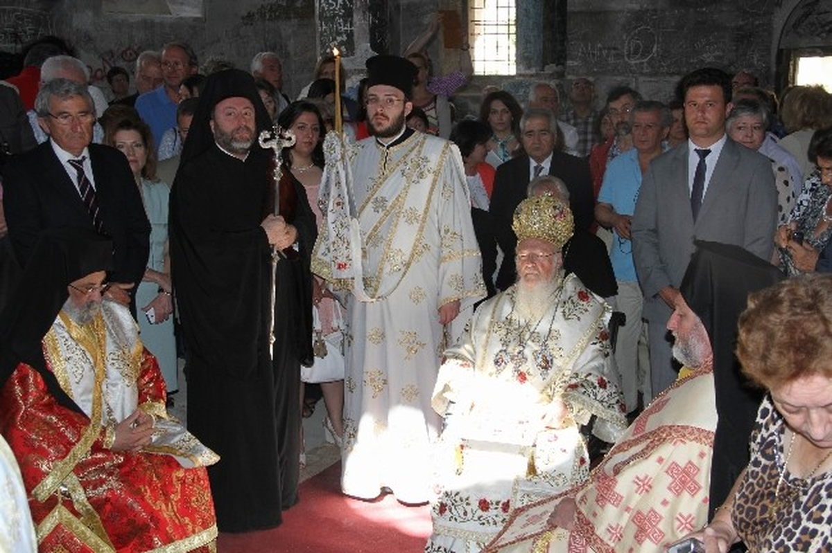 Fener Rum Patriği Bartholomeos Kapadokya\'da Pazar Ayinini Yönetti