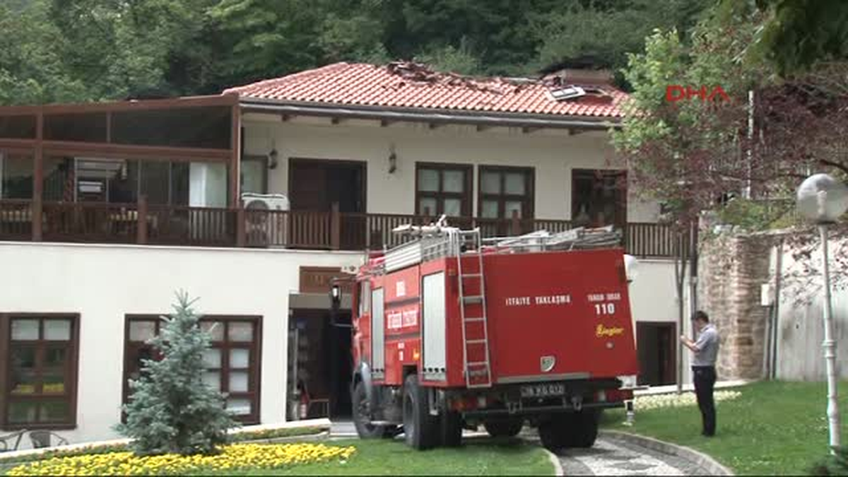 Hünkar Köşkü\'nde Korkutan Yangın