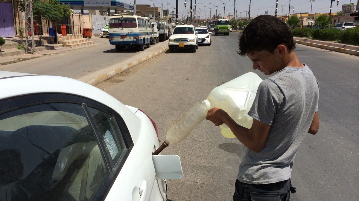 Irak\'ta Bidonla Benzine Dönüş
