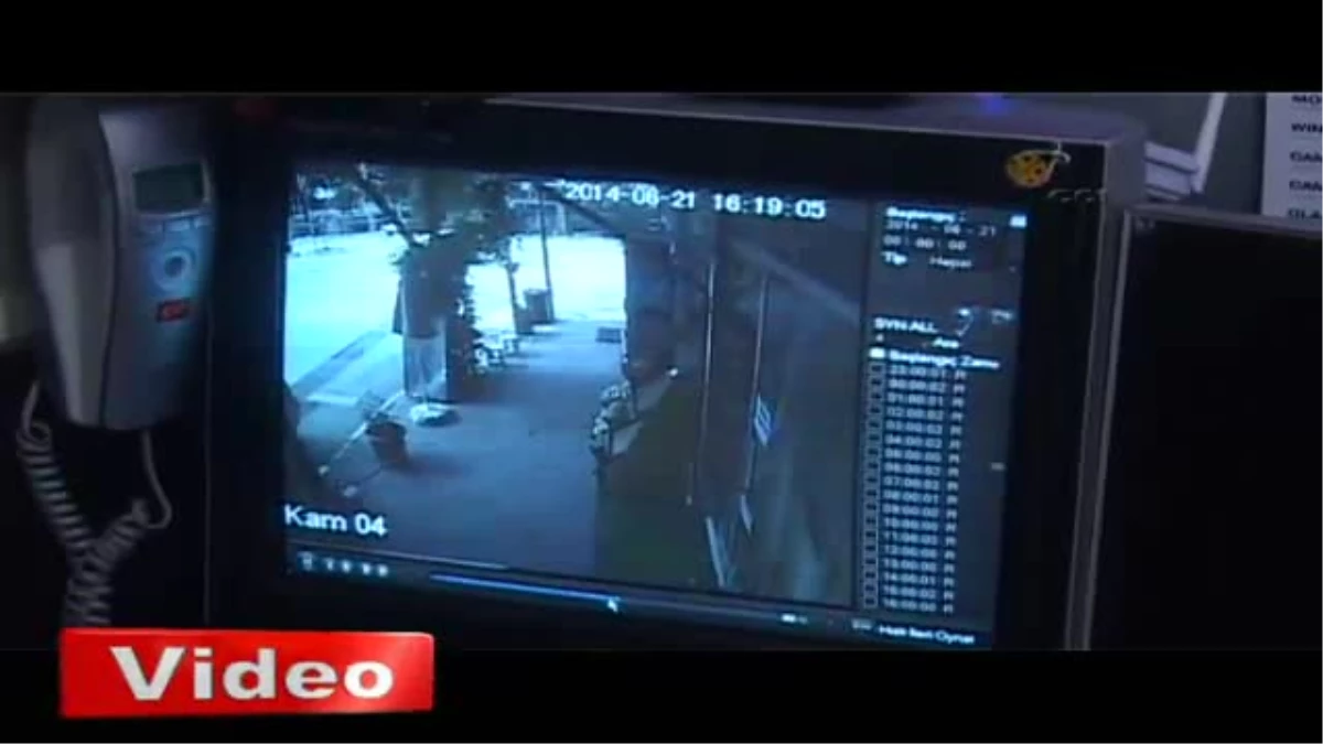 Tokat\'ta Meydana Gelen Patlama Anı Güvenlik Kamerasında