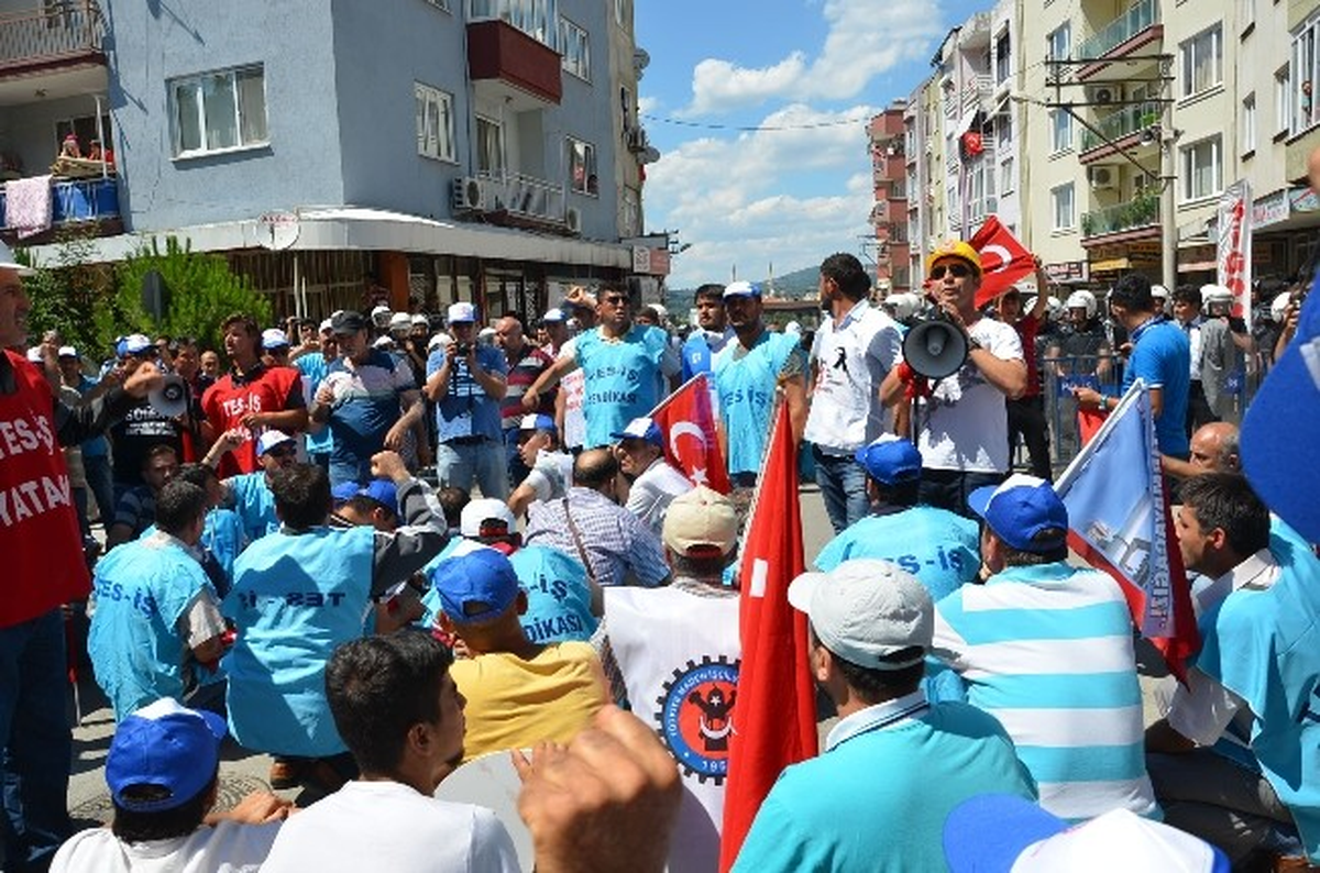 Yatağan İşçileri Soma\'da Yürüyüş Düzenledi
