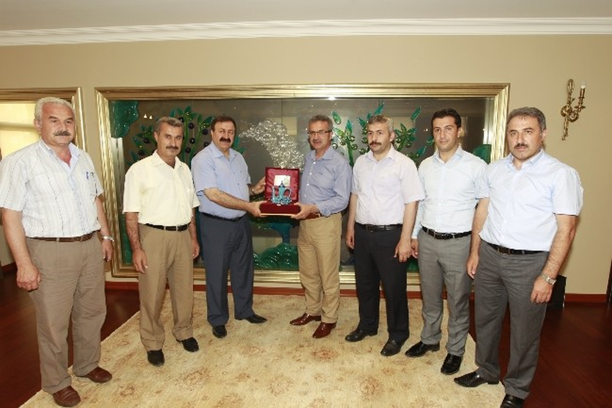 Başkan Köşker Bem-Bir-Sen Heyetini Ağırladı