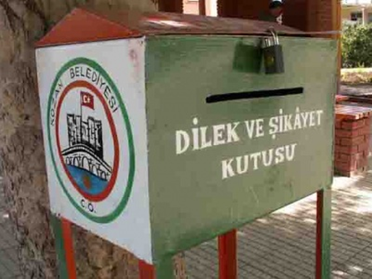Belediyenin Dilek ve Şikayet Kutuları 9 Yıl Sonra Açıldı