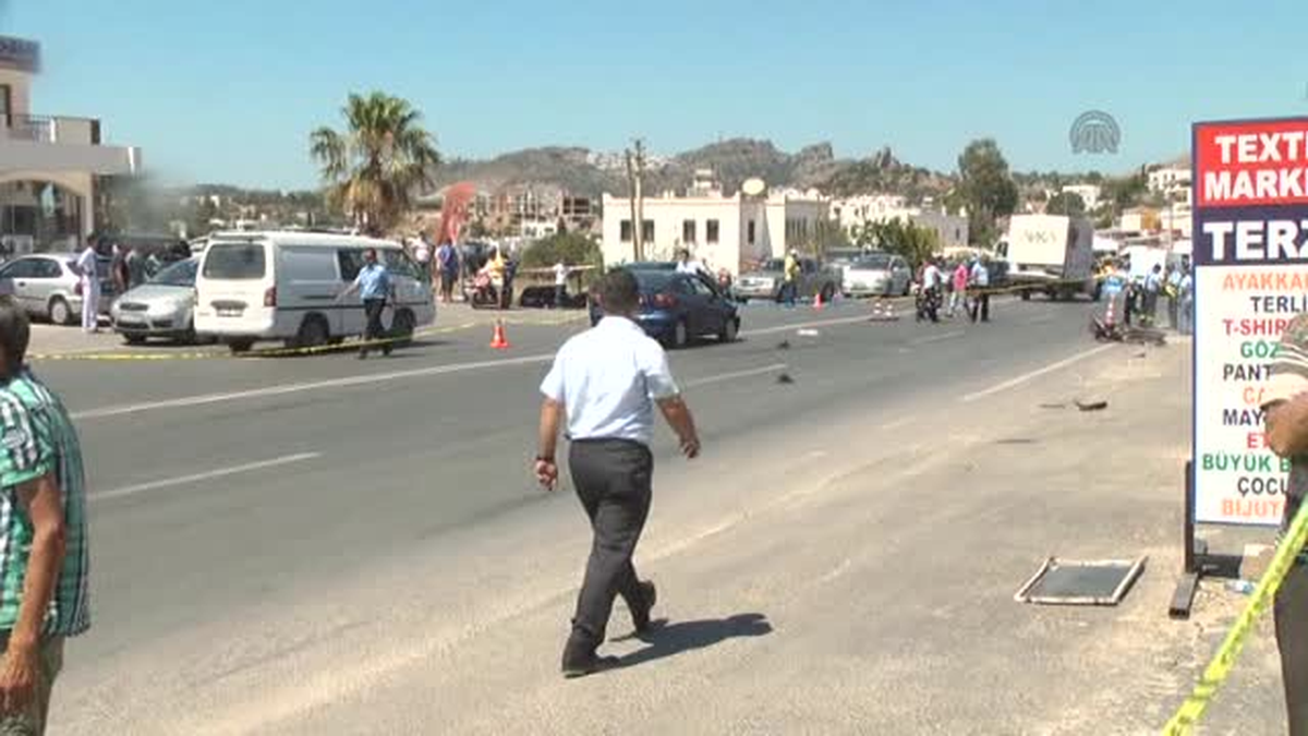 Bodrum\'da trafik kazası: 1 ölü -